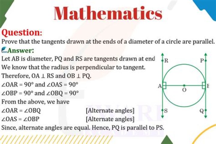 Prove that : A circle consist of infinite points