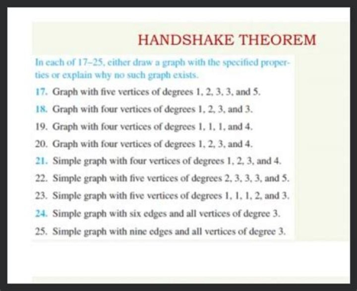 Proving Handshake Theorem.