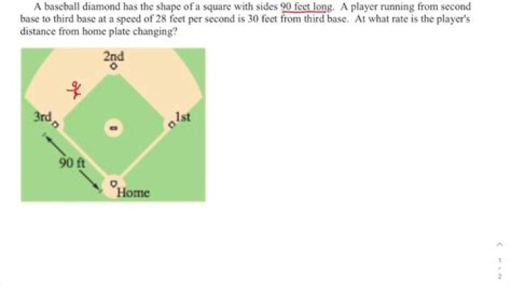 Related Rates: Baseball Diamond