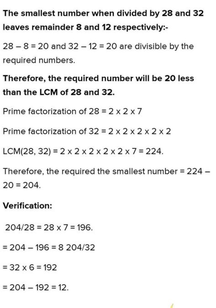 Smallest integer which leaves remainder 3, 2, 1 when divided by 17, 15, 13