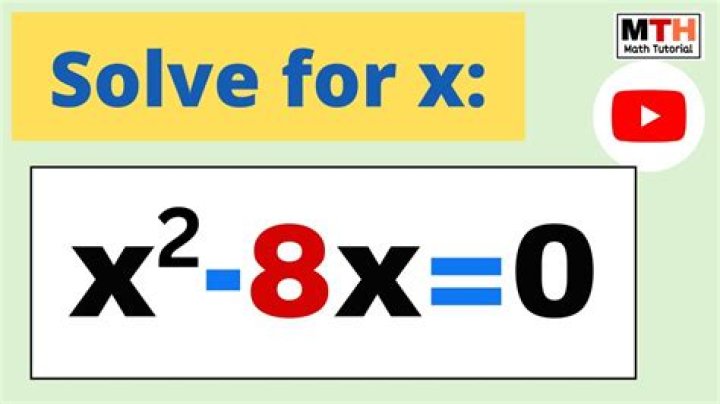 Solving $ x^2-8x+15=0$?