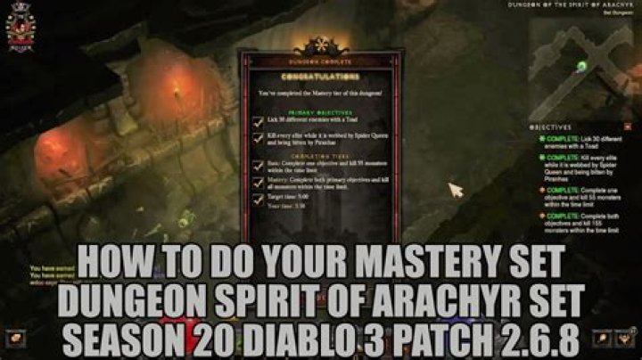 Strategy for Arachyr's set dungeon