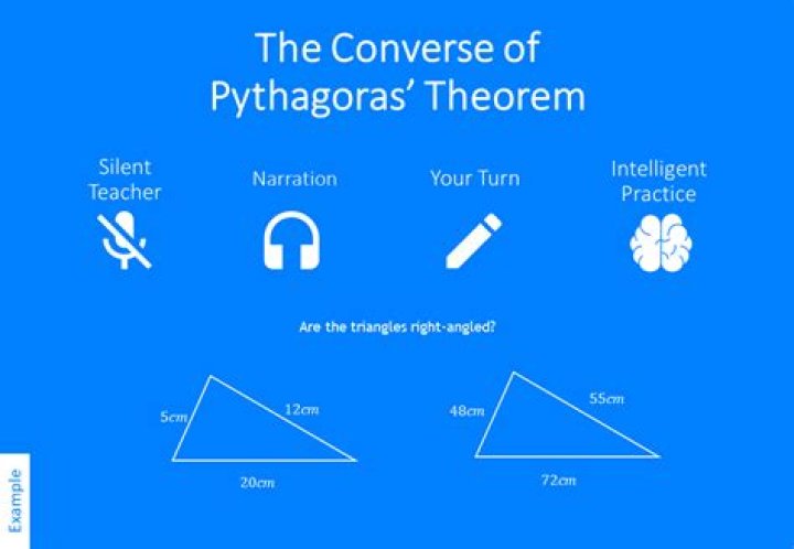 the converse of Pythagoras Theorem