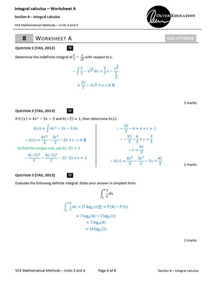 Weird indefinite integral homework questions