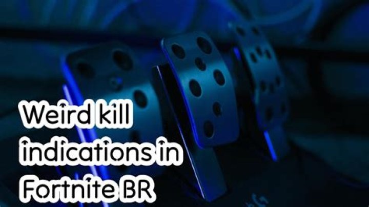Weird kill indications in Fortnite BR