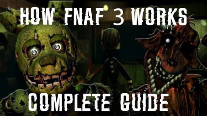 What's a good strategy for FNAF 3?