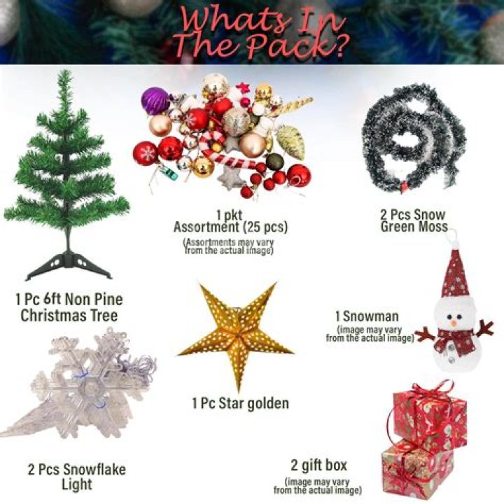 What are all the Christmas decor items in Merry Clickmas? [duplicate]
