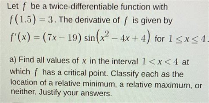 What does a twice differentiable function mean?