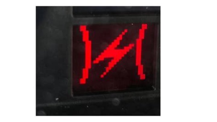 What does the lightning symbol mean?