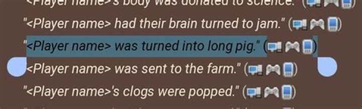 What does this death message mean?