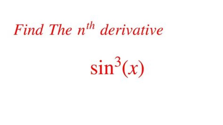 What is the $n$th derivative of $\sin(x)$?