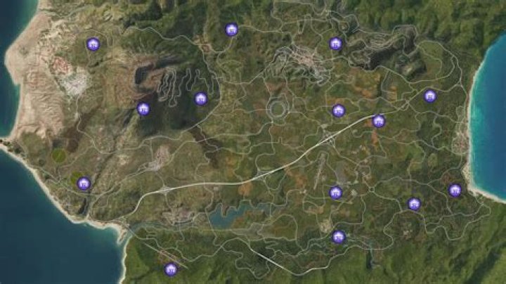 Where are all of the barns located in Forza Horizon 5?