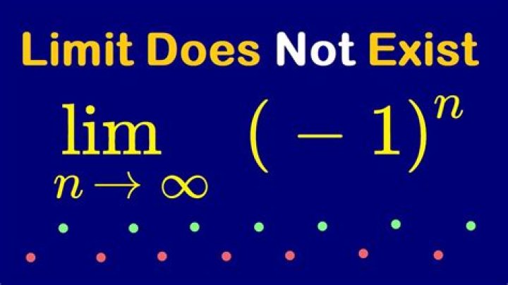 Why does an infinite limit not exist?